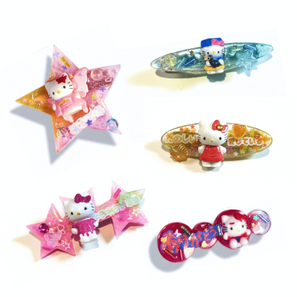 Handmade Kitty Hair Clip