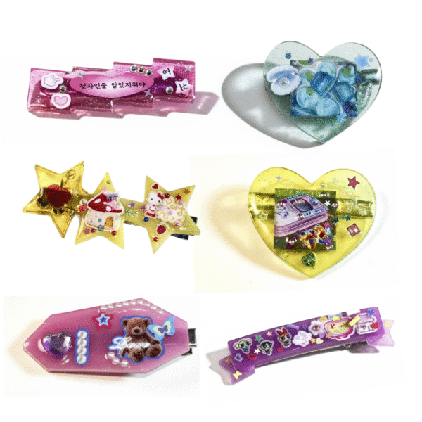 Handmade Resin Hairclips