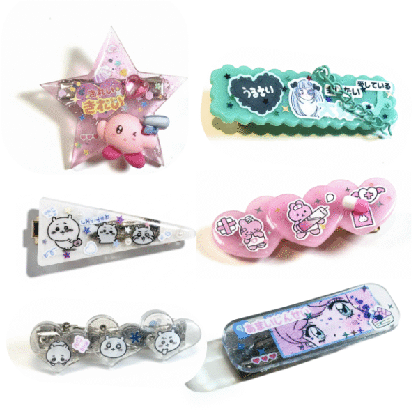 Handmade Resin Hair Clips