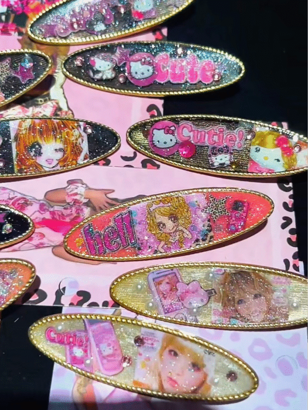 Y2K Baddie Hair Clips