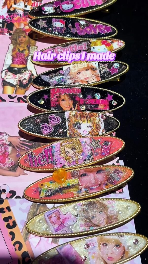 Y2K Baddie Hair Clips